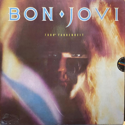 Disco Lp - Bon Jovi / 7800º Fahrenheit. Album