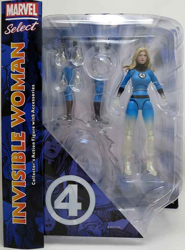 Mujer Invisible Sue Storm Marvel Select 4 Fantásticos Nueva