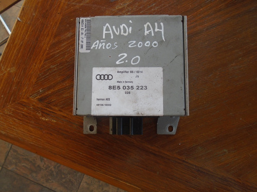 Vendo Computadora De Audi A4, Año 2000, # 8e5 035 223