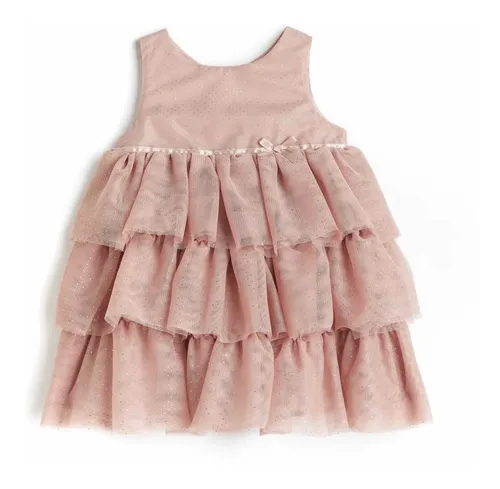 Vestido Elegante H m Tul Y Brillos Ni a Beb Fiesta Boda Cuotas