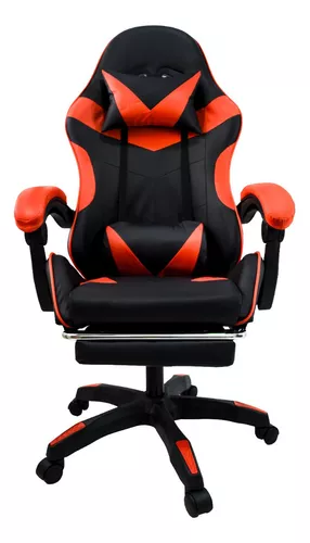 Cadeira Escritório Gamer Led Ergonômica Couro Sintético - O TRATO