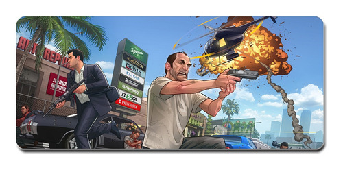 Pad Gamer Gta V Grande Xl 78x25cm M02