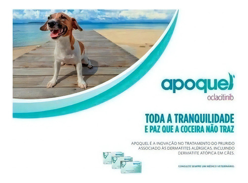 Apoquel Dermatológico Anti Coceira Cães 5,4 Mg 20 Comp 5,4mg