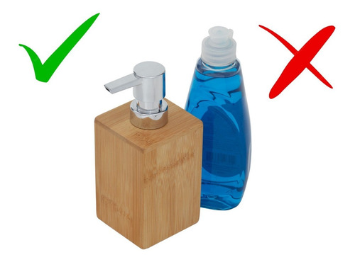 Imagen 7 de 9 de Dispensador De Jabón Para Manos De 200 Ml 100% Ecológico