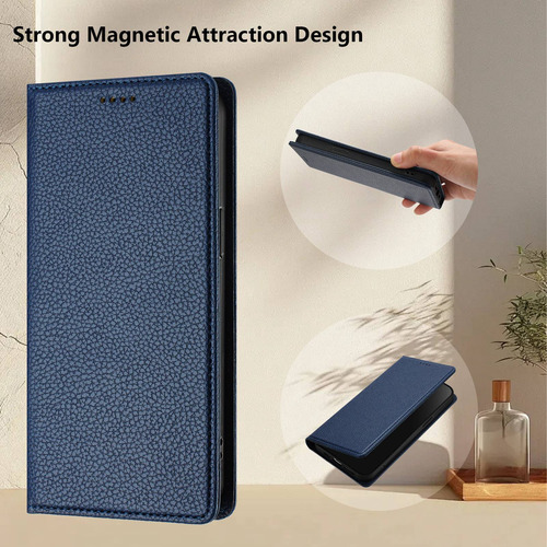 Funda Tipo Cartera De Piel Para Cubot Note 40/p50/a10/a20/a30/max Con 5 Ranuras Para Tarjetas, Estilo Empresarial, Bloqueo Rfid