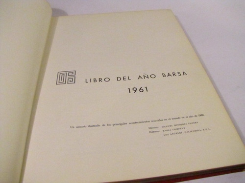 Libro Del Año Barsa 1961