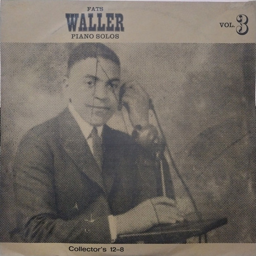 Fats Waller Piano Solos Volume 3 Tapa 8 Vinilo 9 Usa