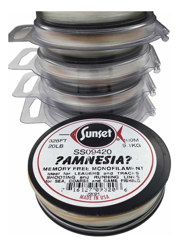 Nylon Amnesia 20lbs. / 0,48mm. Ideal Brazolada - Running Fly