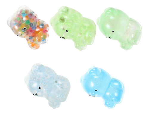 Juguete De Descompresión Elástica Squeeze Bear Toy, 5 Unidad