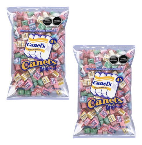 2 Pack - Chicle Canels Bolsa 200 Pz
