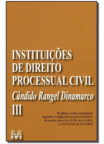 Instituicoes De Dto. Processual Civil-vol.3-8ed/19