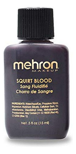 Mehron Maquillaje Squirt Blood (dark Venosa), 0,5 Onza.