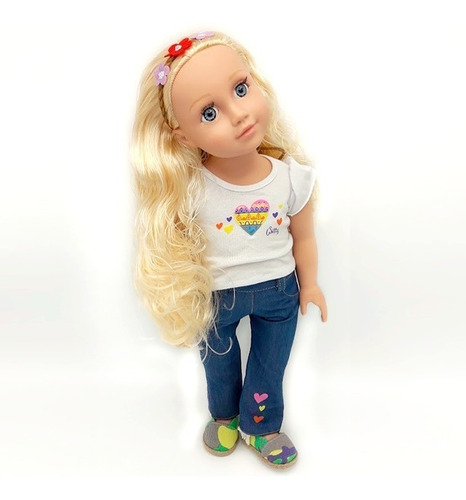 Imagen 8 de 10 de Witty Girls Anna Muñeca 45cm /18 PuLG Original American Our