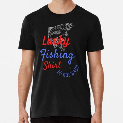 Remera  Camisa De Pesca Afortunada No Lavar La Camiseta Pesc