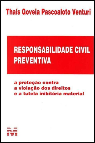 Responsabilidade Civil Preventiva - 01ed/14