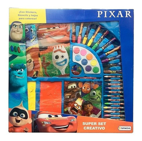 Disney Pixar Juego De Arte Y Dibujo Tapimovil 