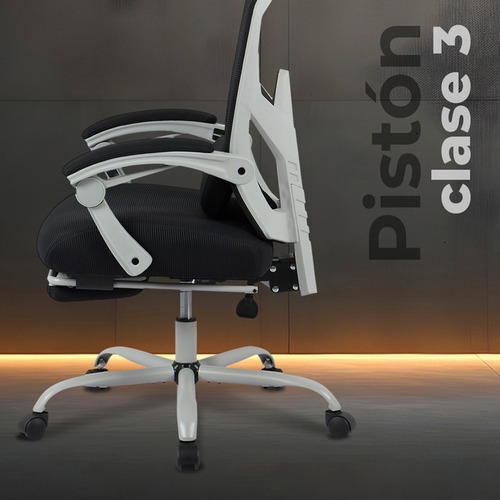 Silla Gamer Balam Rush Bolt Nou W Ergonomica Reclinable 140° 130kg Reposapies