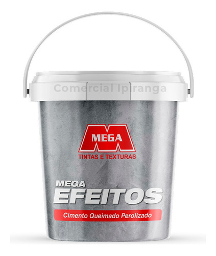 Cimento Queimado Perolizado Mega Tintas 3,0kg