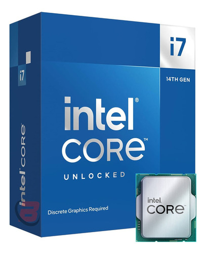 Procesador Intel Core I7 14700kf 3.4ghz 20n 28h Lga1700 14va