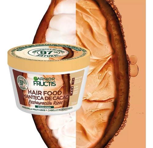 Mascarilla Fructis Hair Food Manteca De Cacao 350 Ml