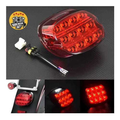 Calavera Stop Trasero Led Para Harley Davidson 1999-2021 