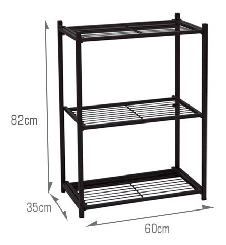 Imagen 6 de 7 de Organizador Plegable 3r Para Baño Negro Marca Durex