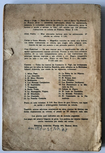 Imagen 9 de 9 de Libro Upa Constancio C Vigil Editorial Atlántida 1946 Ro 004