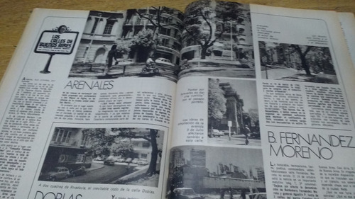 Revista  Autoclub Aca N° 67 Calles De Buenos Aires  Año 1972