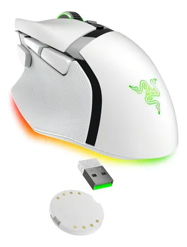 Razer Basilisk V3 Pro 35K ホワイト ワイヤレスエルゴノミック RGB ゲーミングマウス - Razer Basilisk V3