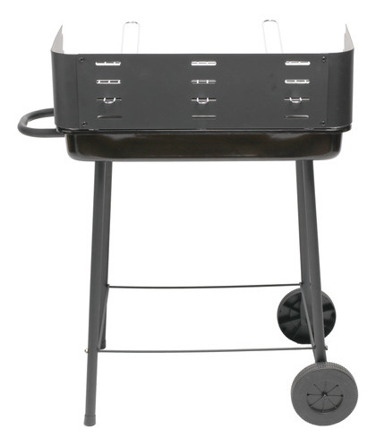 Asador De Carbon Con Parrilla De Altura Ajustable Resistente