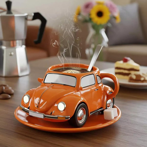 Taza Delirantemente Cool En Forma De Automóvil, Ideal For L