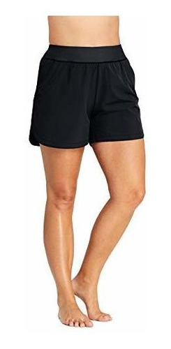 Lands 'end Shorts Para Mujer De 5  De Secado Rápido Con Cint