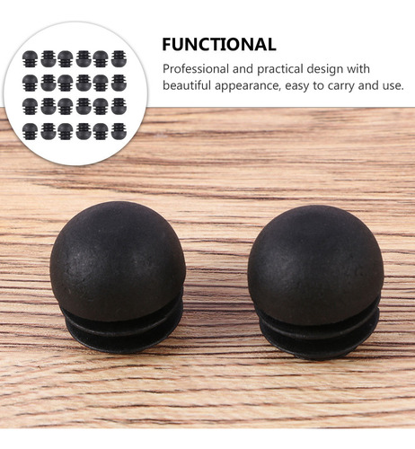 Tapones Redondos De Plástico Para Muebles, 50 Unidades, Tapo