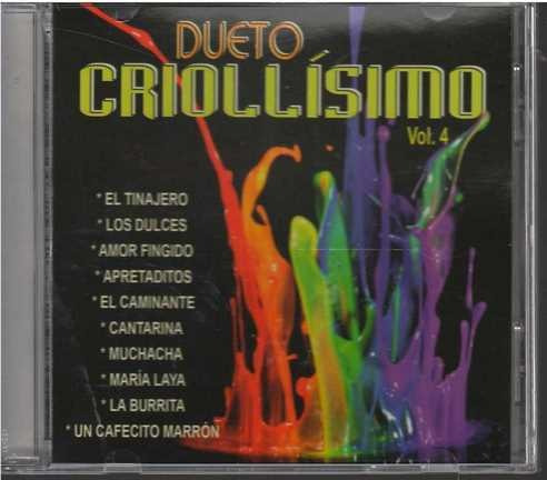 Cd - Dueto Criollisimo Vol. 4 / Varios - Original Y Sellado