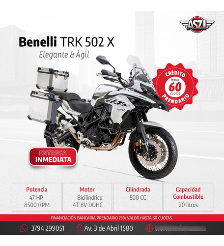 Benelli Trk 502 X Adventure - Aszi Motos