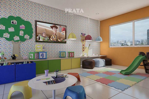 Imagem 6 de 7 de Macuco Santos Garden 1 Dorm Sacada Área De Lazer 1 Vg Demarc - V400527