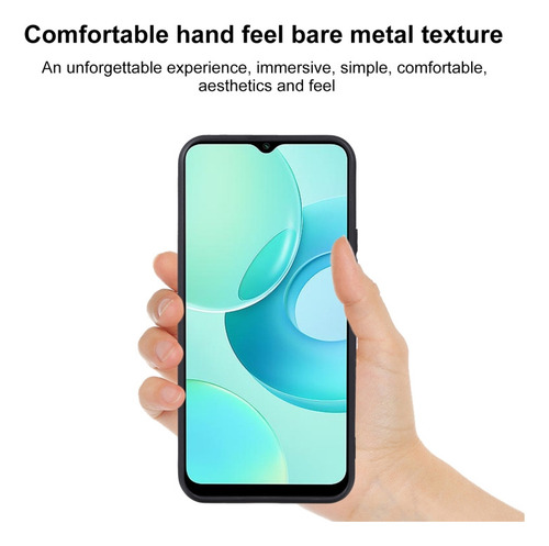 Funda De Teléfono Negra De Tpu For Wiko T10