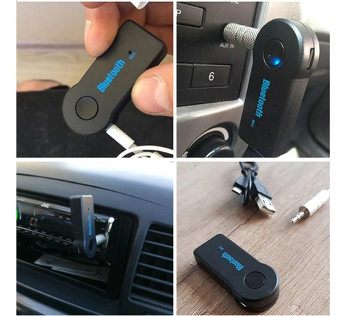 Receptor Bluetooth Usb Auto Microfono Manos Libres Estereo