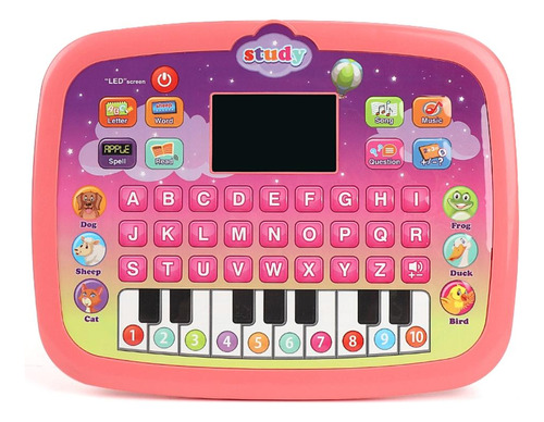 Pad De Aprendizaje Para Niños, Tableta, Pantalla Led En Ingl