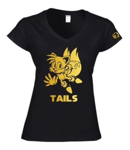 Camiseta Personalizada Sonic Tails Series Cómics Anime