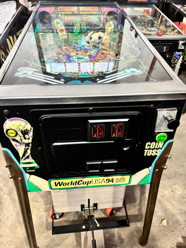 Flippers Pinball World Cup 94 Full Led Impecable (Usado)