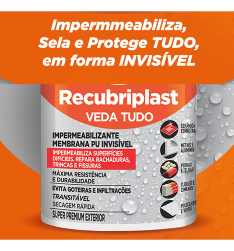 Impermeabilizante Veda Tudo Acabe Com Infiltração, Vazamento