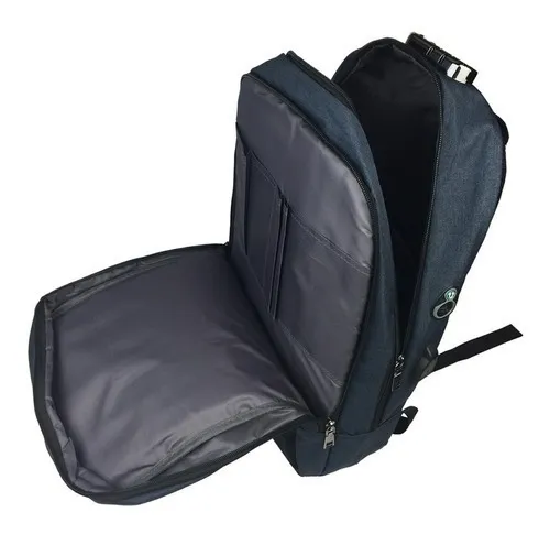 Mochila Antirrobo Kolke Kvm 338 Impermeable Usb C Candado