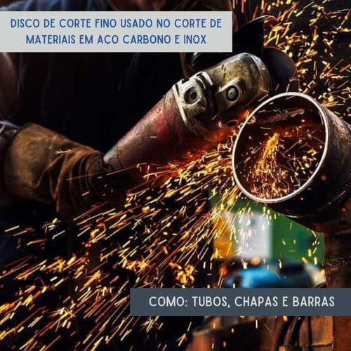 Kit Com 24 Discos De Corte 4 1/2 Norton Standard P/ Alumínio
