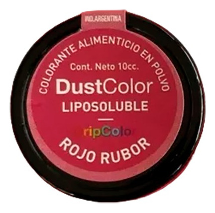 Colorante En Polvo Liposoluble Rojo Rubor 10 Cc Dust Color 