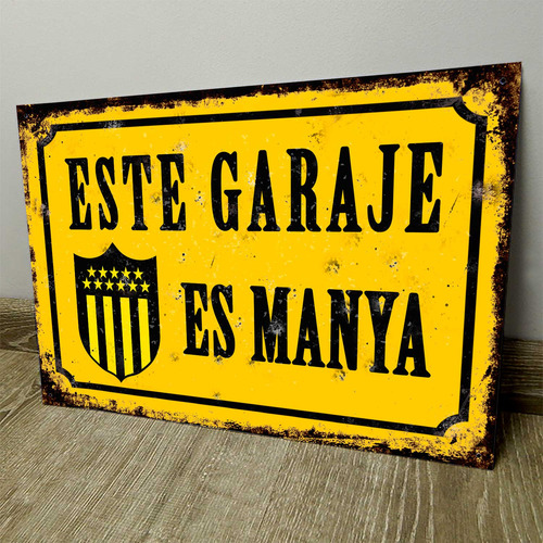 Chapa Retro Vintage Cartel Cuadro Decorativo Peñarol Cff010