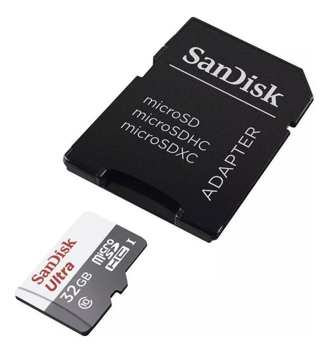 Tarjeta De Memoria Sandisk Ultra Con Adaptador 32gb Original