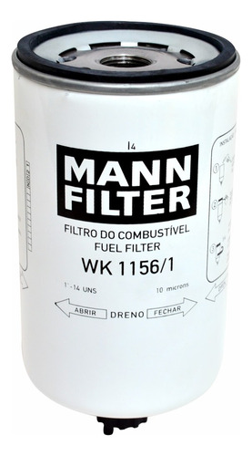 Filtro Combustível Mann Wk1156/1 Compatível Com Mahle Kc127
