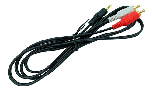 Imagen 4 de 6 de Cable Rca A Auxiliar 3.5mm Adaptador De Audio 1.5 Metros