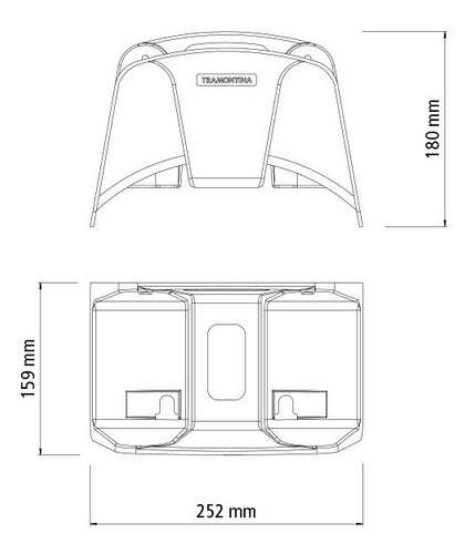 Imagen 2 de 7 de Soporte Fijo Para Manguera Capacidad Hasta 30mts Tramontina